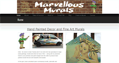 Desktop Screenshot of marvellousmurals.co.uk
